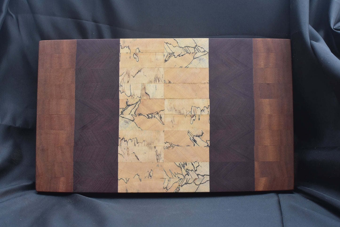 Desert Lightning End Grain Cutting Board (Board Only)